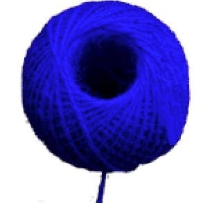 Blue yarn